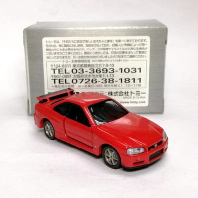 TOMICA LIMITED TL NISSAN SKYLINE GT-R R34 1/61 TOMY 20 NEW RED B