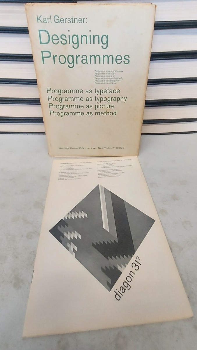 Designing Programmes by Karl Gerstner First Edition English