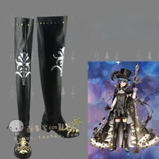 Black Butler Ciel Phantomhive Yume 100 Sun Awake Boots Cosplay Shoes Costom Made