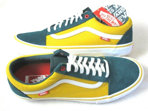 Vans Old Skool Pro Shoes Prime Atlantic Gold
