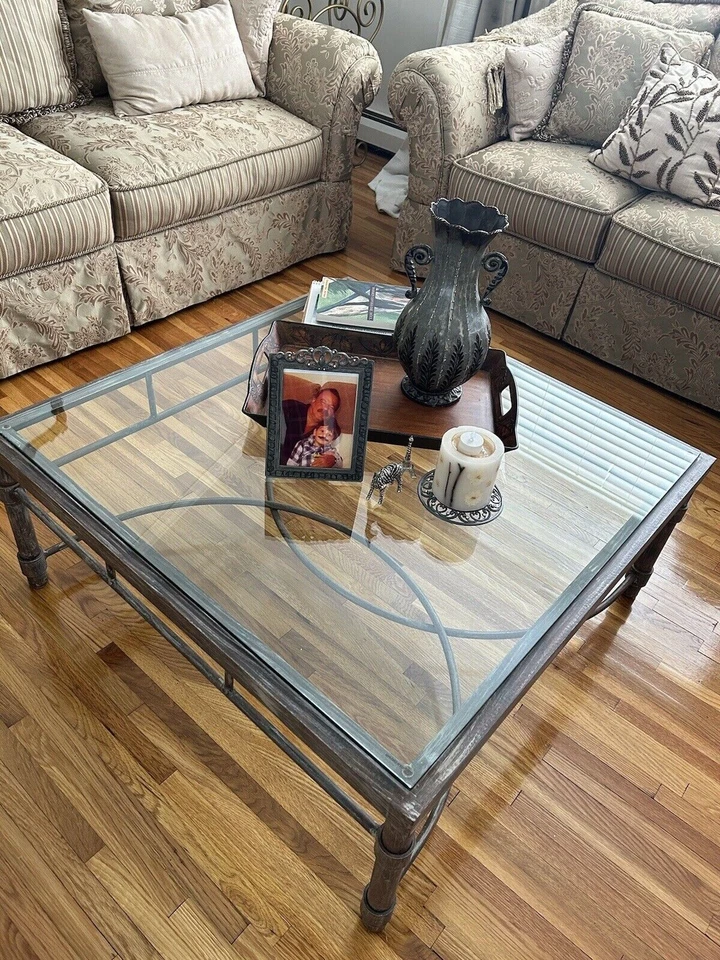 Pro Safe Glass 20" x 20" Square Tempered Glass Table Top 1/4" Thick Bevel Edges - Image 3 of 3