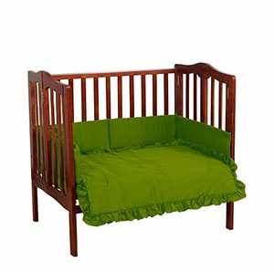 Ropa De Cama De Bebe Muneca Solido Mini Cuna Port A Cuna Set Manzana Verde Ebay