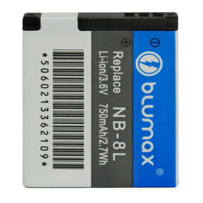Blumax Akku passend für Canon NB-8L Powershot A2200, A3000 ,3100  700 mAh (3,6V)