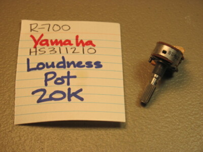  YAMAHA HS311210 LOUDNESS POT 20K R-700 STEREO RECEIVER