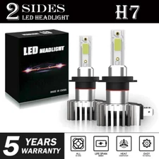 MINI H7 LED Headlight Kit 2200W 330000LM High-Low Beam Fog Bulb 6000K White Lamp