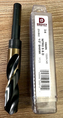 DRILLCO 1000N NITRO S&D 1/2'' SHANK 3/4'' DRILL BIT 3-1/4 DEPTH