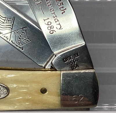 Case XX The Civil War 125th Anniversary Pocket Knife - In Case XX The Civil War 125th Anniversary Pocket Knife - In