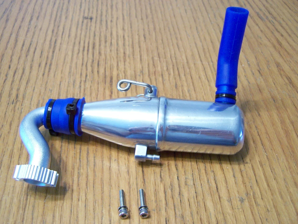 Fit Traxxas 3.3 Revo Resonator Aluminum Pipe Exhaust Header Coupler Mount Slayer - Image 2 of 2