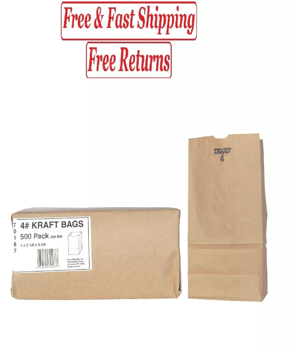 5 Lb Brown Paper Bags 500 Per Case