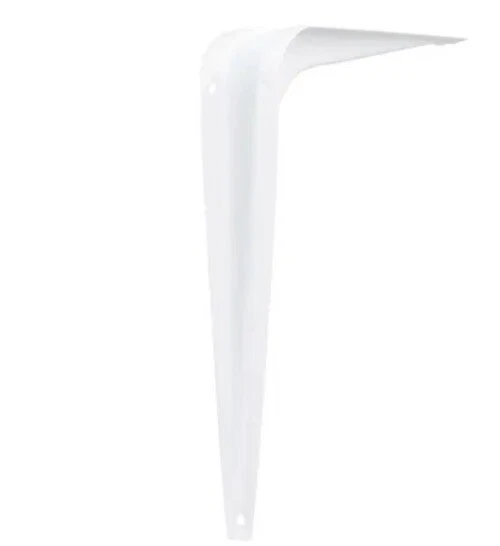 National Hardware (paquete de 8) soporte de estante utilitario blanco 6" x 8" 96122 Foto 3 de 4