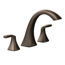 Moen Voss T693ORB Oil Rubbed Bronze Two-Handle Roman Tub Faucet