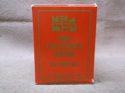 トランプ REGALIA COLLECTORS EDITION BOX 1989 MEGA NHRA DRAG RACING CARDS GARLITS LARSON AMATO HILL