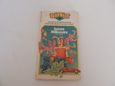 Twist A Plot #14--Instant Millionaire by R. L. Stine (1984 PB)