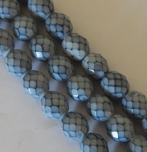 Mix 45 Czech 10mm Faceted Round Fire polished Glass Beads U-pick - Picture 22 of 24