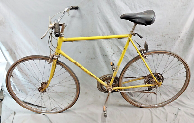 東京神奈川限定 ジャンク Schwinn Varsity イエロー ロードバイク 1970 Schwinn Varsity Vintage Touring Road Bike 57cm Medium Steel