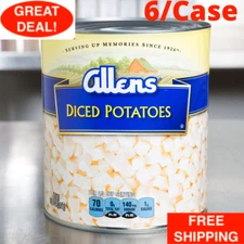 Diced Potatoes #10 Can 6 CASE Bulk Restaurant Pantry Food Supply Wholesale NEW