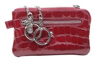 Esquire Nizza Key Case SchlüSselmäPpchen Red Dunkelrot Neu