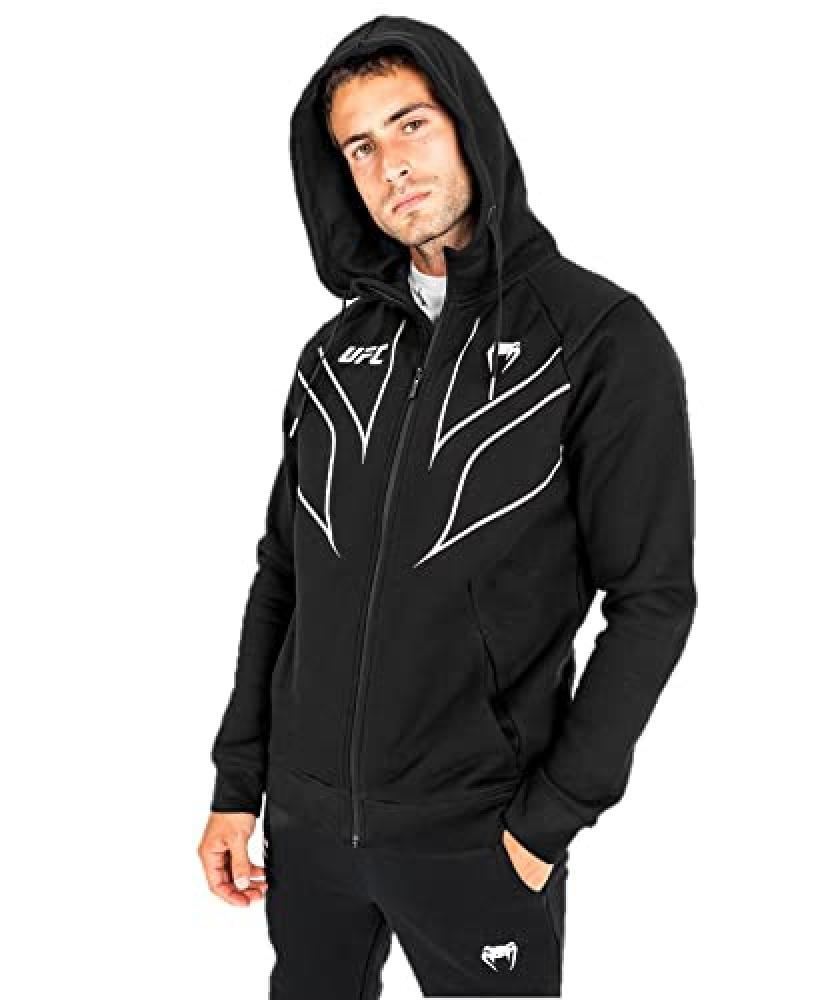 (TG. XL) Venum UFC Fight Night 2.0 Replica Felpa con Cappuccio da Uomo Full Zip