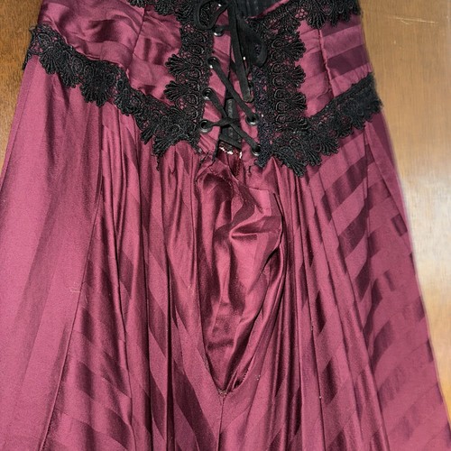 Vintage Handmade Costume Can Can Skirt Halloween Costume Even Dickens Rare - Picture 9 of 13