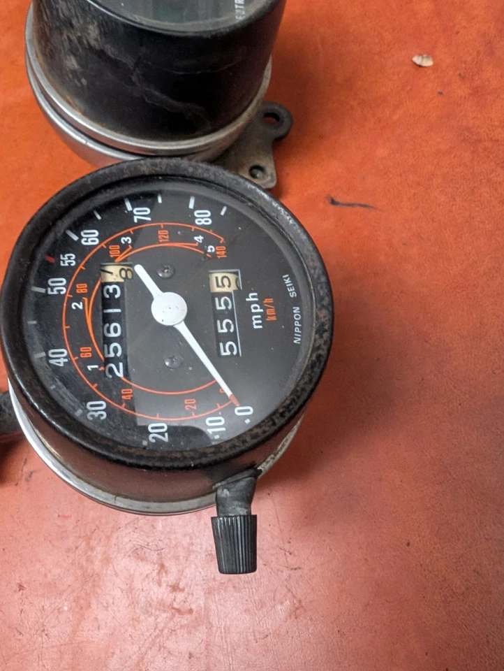 Honda cm400E 1981 medidores velocímetro indicadores de velocidad cm 400 OEM Foto 4 de 4