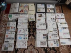 LARGE COLLECTION OF 450 UNITED KINGDOM FIRST DAY COVER STAMPS.ALL LISTED.+ EXTRA