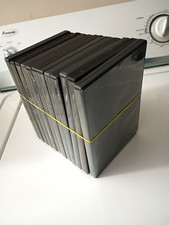 12 STANDARD Black Single DVD, BLU-RAY, CD CASES "CASES ARE STILL VERY GOOD"