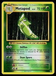 Metapod 4/108 XY Evolutions Reverse Holo