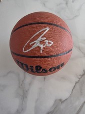 Stephen Curry Signed Auto Wilson NBA Basketball Silver Ink 5Star COA 🔥🔥