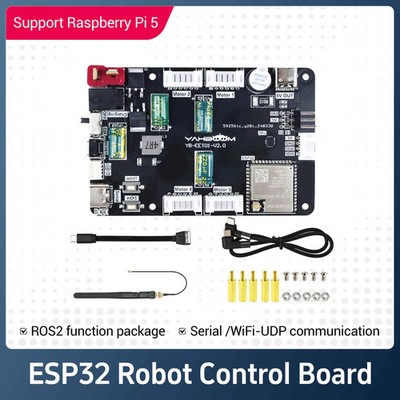 ESP32 Micro ROS Control Board with 6 Axis IMU Attitude Sensor Motor Drive Module