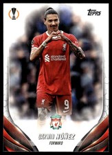 Darwin Núñez 2023-24 Topps Chrome UEFA Club Competitions #41 Liverpool