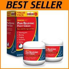 Foot Pain Relief Cream 2 x 4 oz - Soothing & Moisturizing