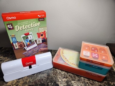 Osmo Learning Bundle Lot Pizza Detective Agency Numbers Costume Party Base Stand