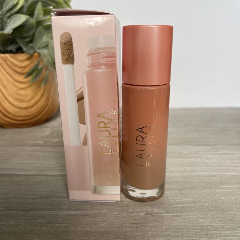 Base líquida hidratante Laura Geller Balance-n-Glow "média" NOVA! 0,9 oz. - Imagem 2 de 4