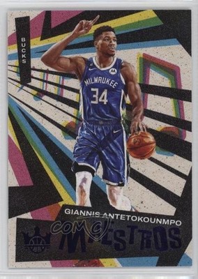 2022-23 Panini Court Kings Maestros Violet 41/49 Giannis Antetokounmpo #7 7y2