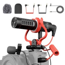 Shotgun Mic for Camera, Video Microphone for DSLR  for iPhone, Camera Microp...