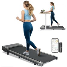 4-in-1 Walking Pad Treadmill Home Office Underdesk Treadmill-Larger Running Area
