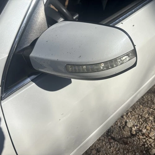 Passenger Side View Mirror Power Sedan heated Fits 10-12 ALTIMA White