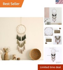 Macrame Dream Catcher Wall Hanging - Large Dreamcatchers Boho Chic Wall Decor...