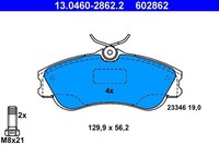 ATE Bremsbelagsatz, Scheibenbremse 13.0460-2862.2 FüR Peugeot CitroËN