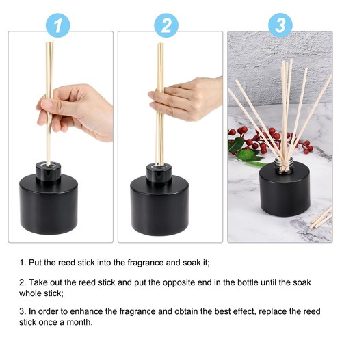 Fiber Reed Diffuser Sticks 8.6"x3mm for Aroma Fragrance , Pink Pack of 100 - Picture 4 of 5