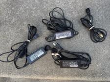 Lot of 3 Genuine HP Laptop Power Adapter Chargers w/ Cords And Extra Cord