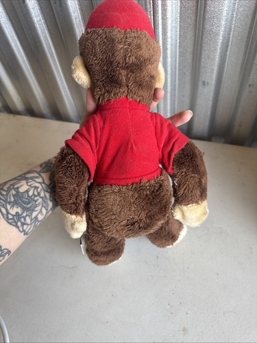 Vintage Curious George Stuffed Animal Monkey 12" Eden Toys 1984 - Picture 4 of 5
