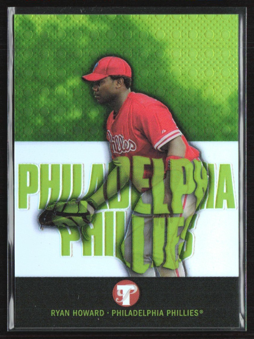 Ryan Howard 2003 Topps Pristine Refractor RC /499 #189 Philadelphia Phillies