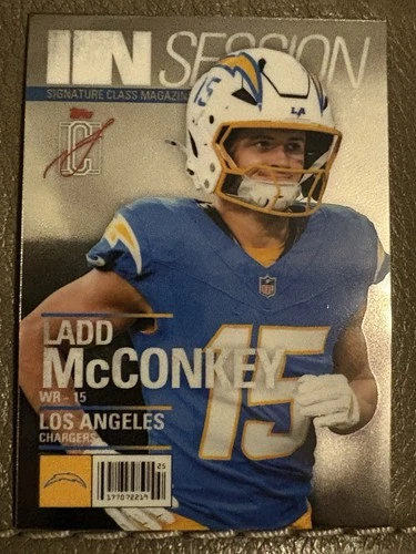 2025 Topps Signature Ladd McConkey Base (RAW)