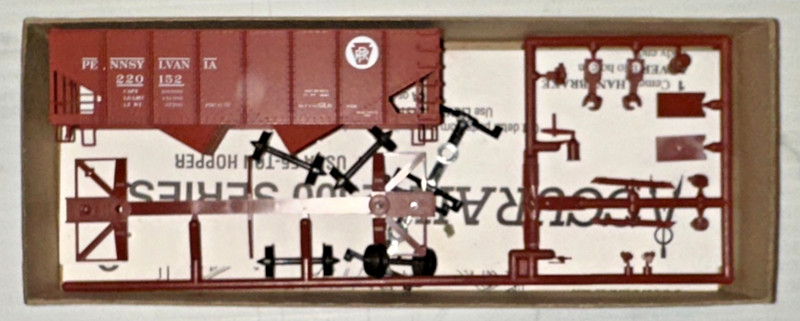 Accurail HO Scale Kit 55 Ton USRA Pennsylvania PRR Hopper Unassembled Kit #2506