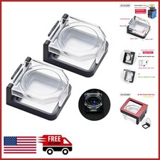 Childproof Push Button Switch Cover 2Pcs Waterproof for Computer Power Button