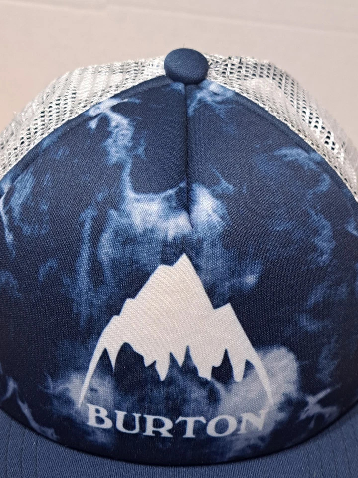 Gorra Burton Niños Jóvenes Snowboard Gorra Snapback Ajustable Camionero Azul Montaña Foto 3 de 4