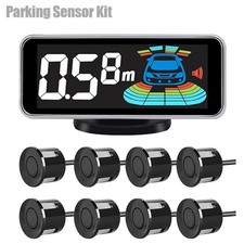 Multiple Radar Parking Sensor Kit Backlight Parktronic LED Display System