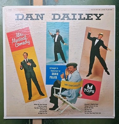 VTG Mr. Musical Comedy Dan Dailey Record Vinyl 12'' LP 33 RPM Tops L 1598