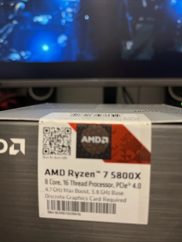 AMD Ryzen 7 5800X Processore per PC (4,7GHz, 8 Core, Socket AM4) Box -... - Immagine 2 di 2